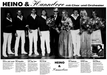 Wolfgang F. Lightmaster - Tourneen 1972 bis 1987 - Heino und Hannelore 1981 bis 1987