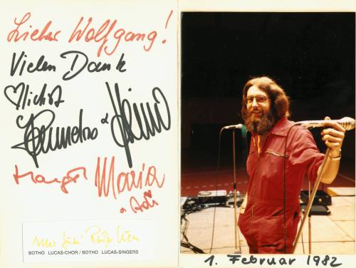 Vielen Dank! Maria Hellwig und Heino 1981/82